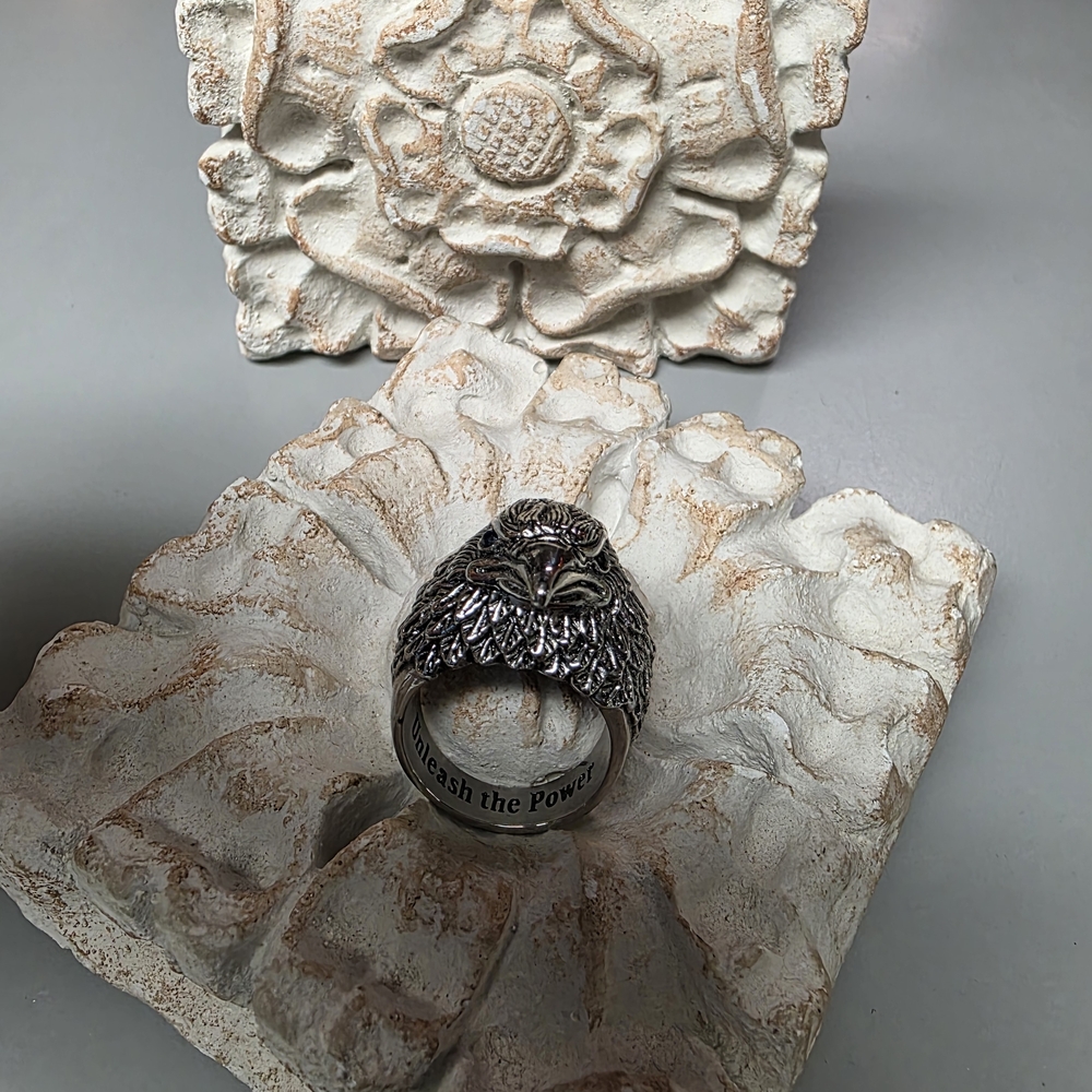 Silver Eagle Ring - image 5